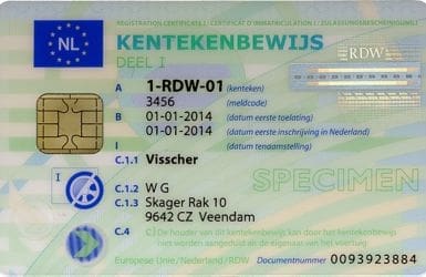 caravan overschrijven