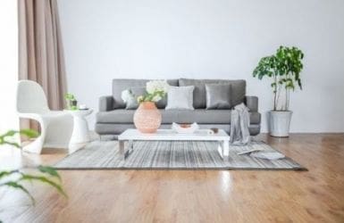 sofa and chairs in a living room