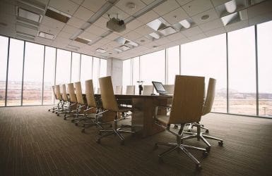 Directors' liability insurance meeting room