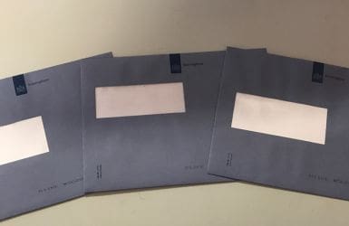 IRS letter envelopes