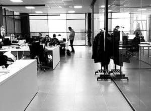 Alpina Group office black and white